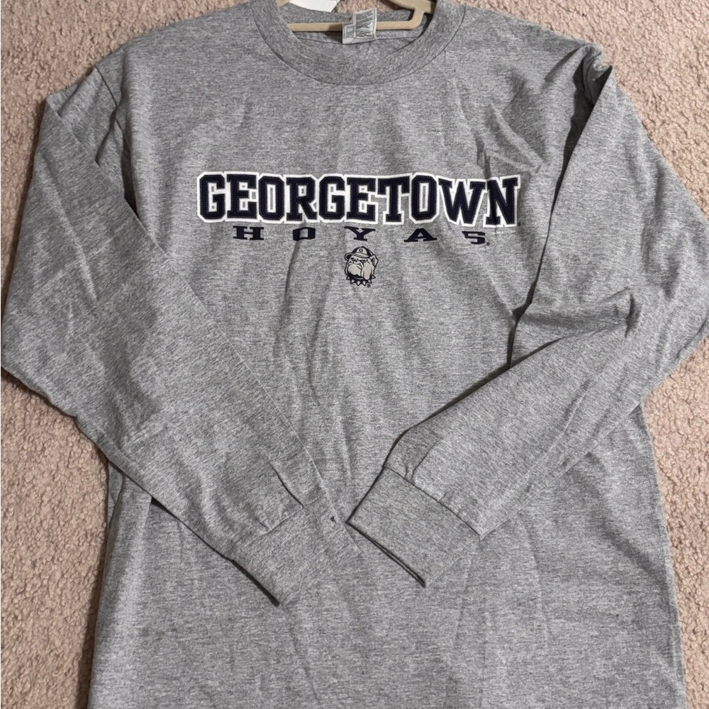 Georgetown Hoyas Gray Long Sleeve Shirt